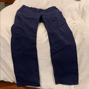 Blue boys navy khaki pants - soft